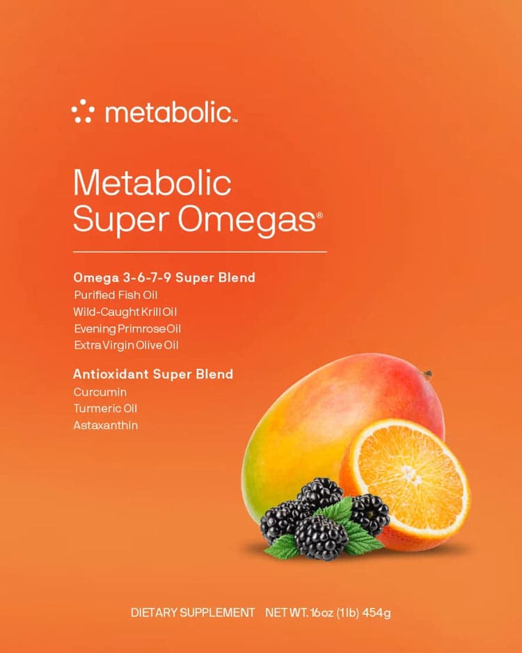 Metabolic Super Omegas®:     The Optimal and Delicious Omegas Blend